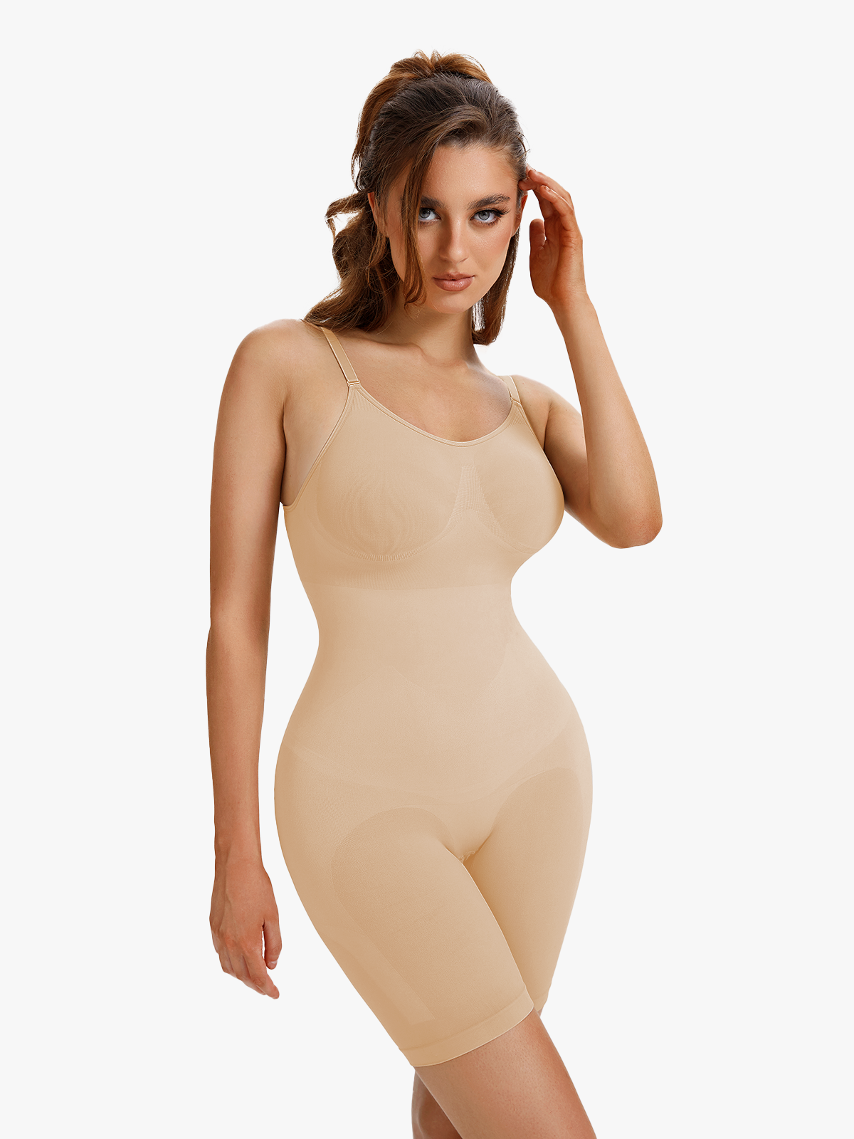Women's Shapewear Bodysuit Tummy Control Body Shaper Seamless Waist Body Suit