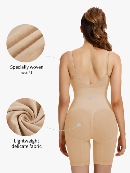 Women's Shapewear Bodysuit Tummy Control Body Shaper Seamless Waist Body Suit