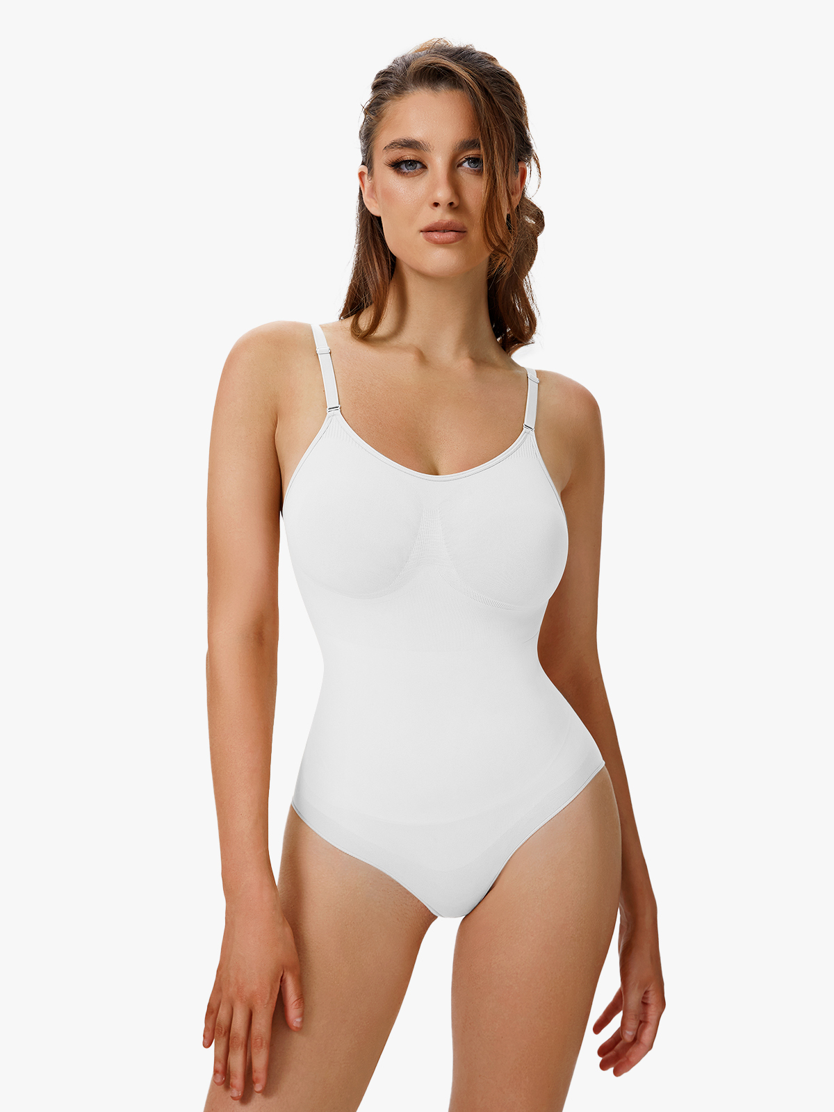 Seamless Tummy Control Backless Cami Bodysuit