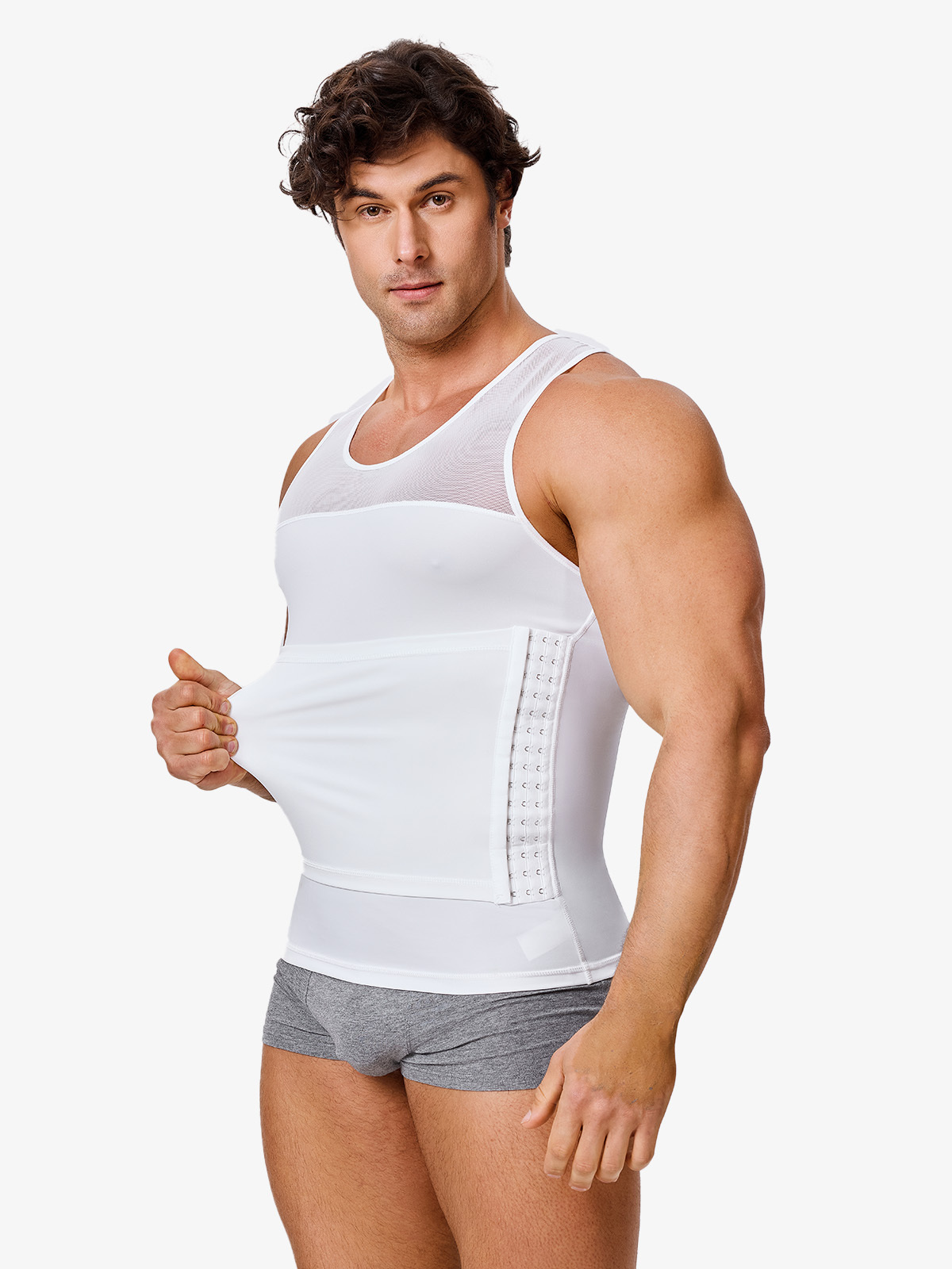 Men's Body Top Adjustable Abdominal Anti-Roll