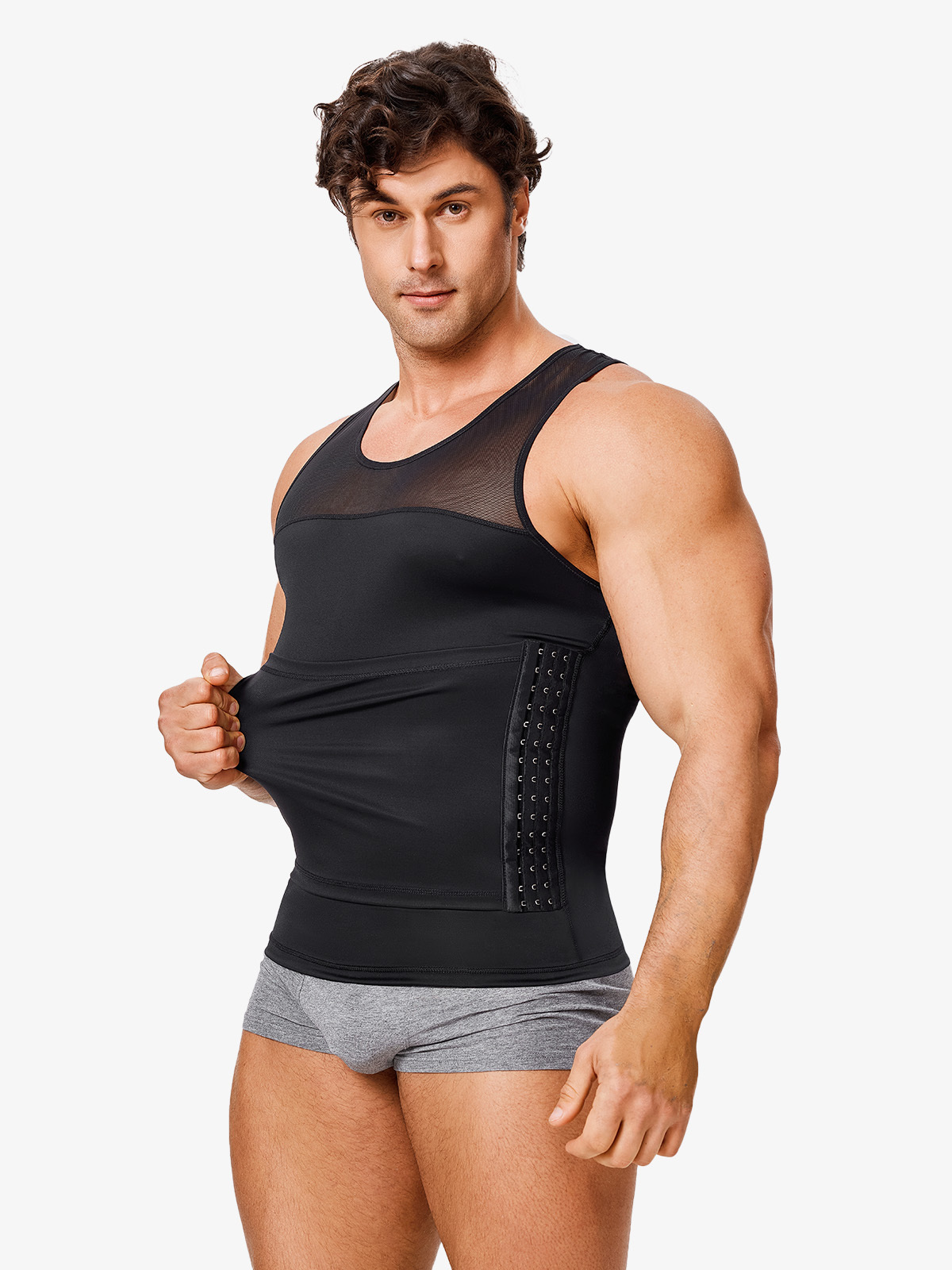 Men's Body Top Adjustable Abdominal Anti-Roll