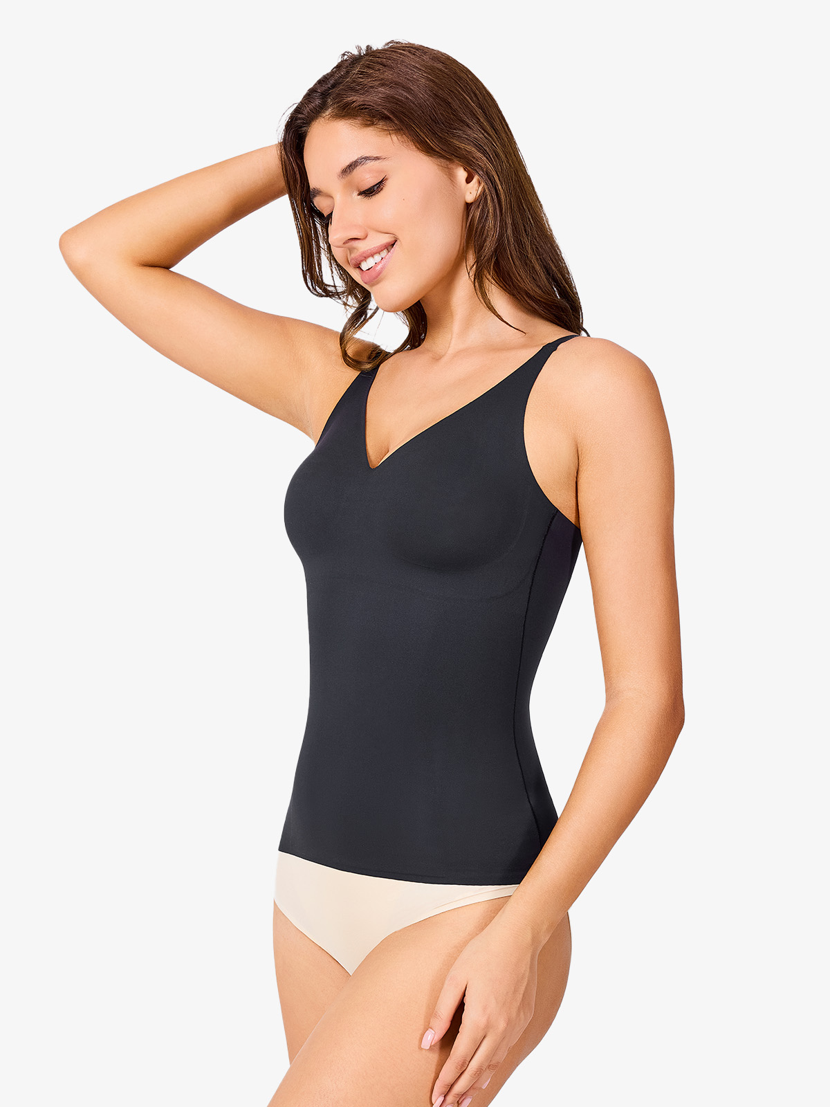 Nebility Jelly Glue Deep-V Neck Camisole