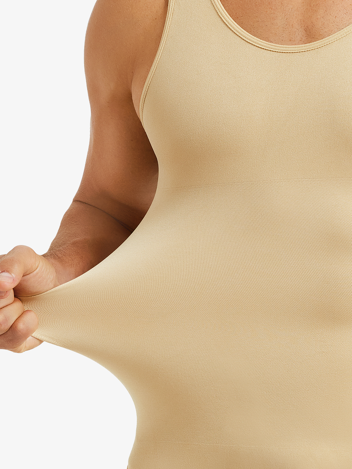 Comfort Crotch Opening Crew Neck Shapewear Brief Bodysuit