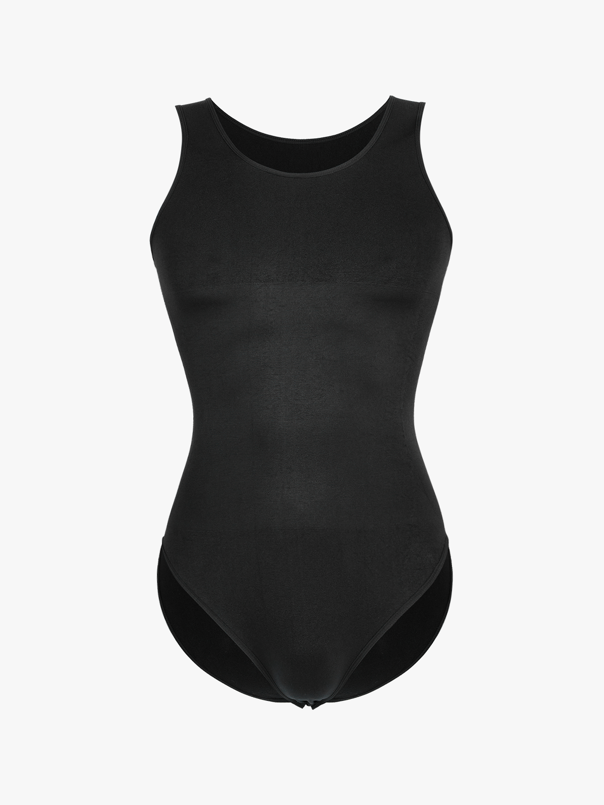 Comfort Crotch Opening Crew Neck Shapewear Brief Bodysuit