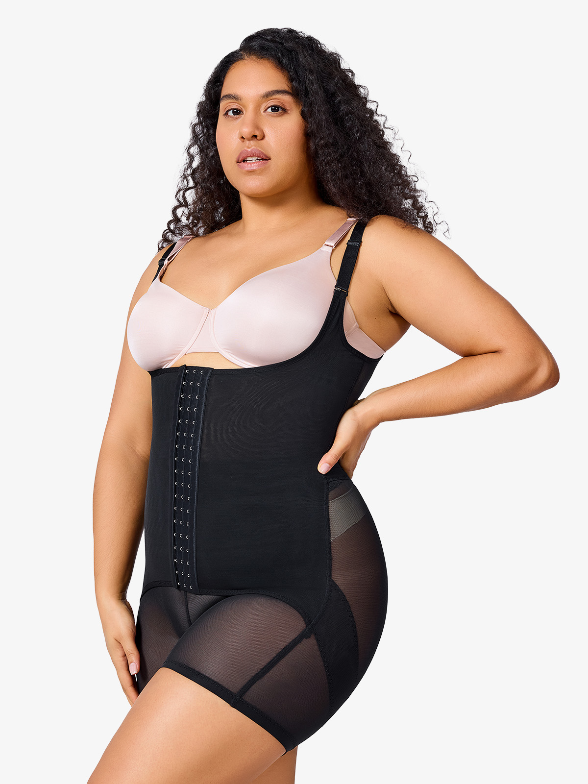 Nebility Women Plus Size Tummy Control Butt Lifting Bodysuit