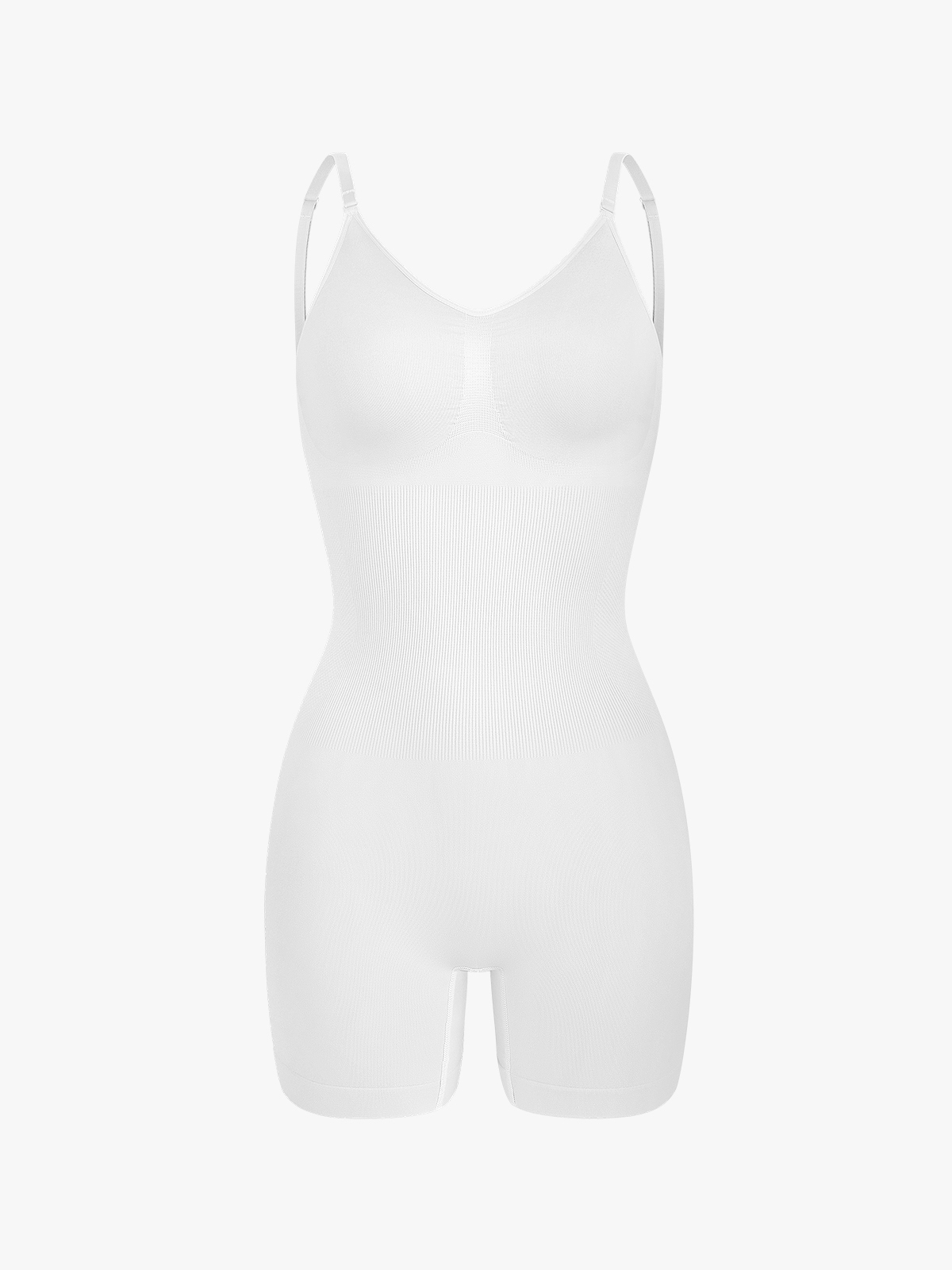 Seamless Elastic Tummy Control Cami Shortie Bodysuit