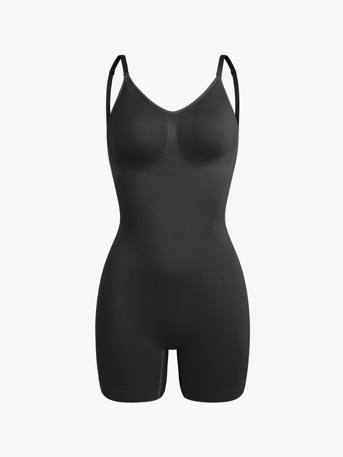 Seamless Elastic Tummy Control Cami Shortie Bodysuit