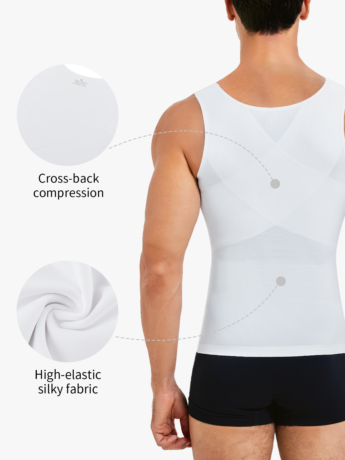 U Neck Tummy Control Compression Shapewear Tank Top