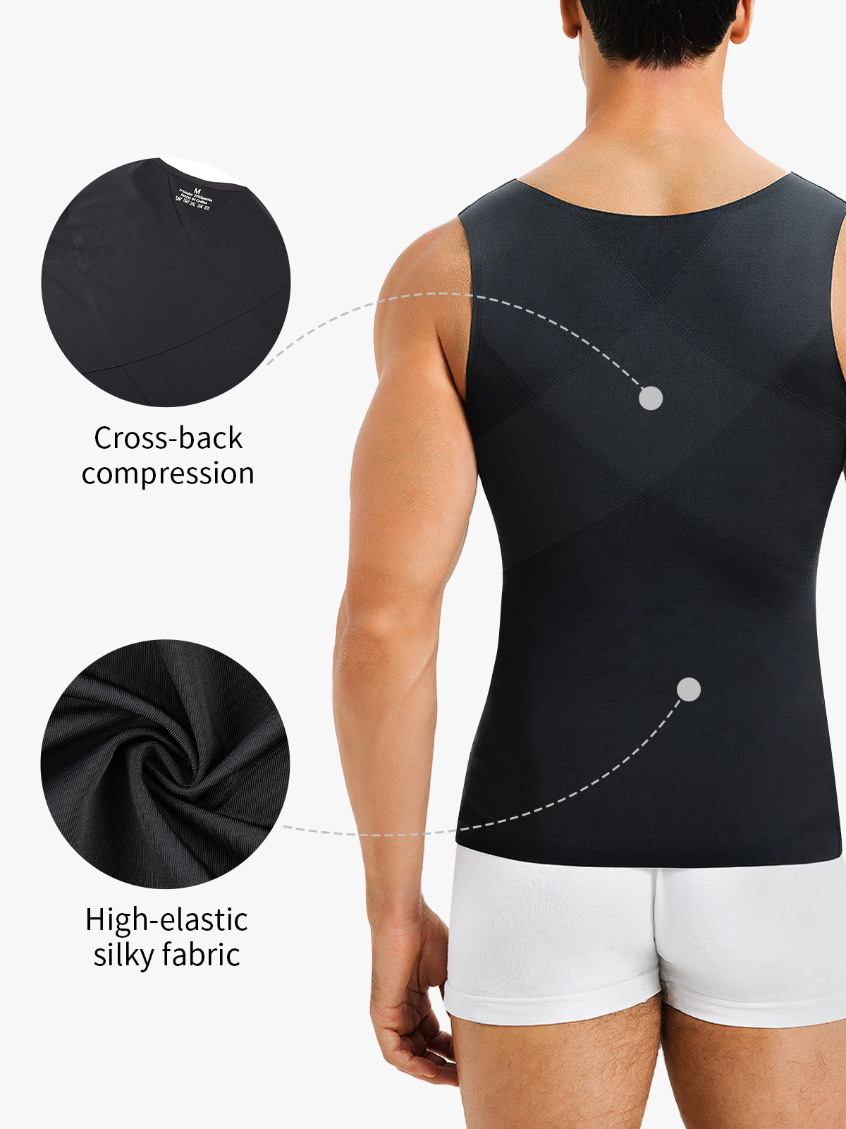 U Neck Tummy Control Compression Shapewear Tank Top