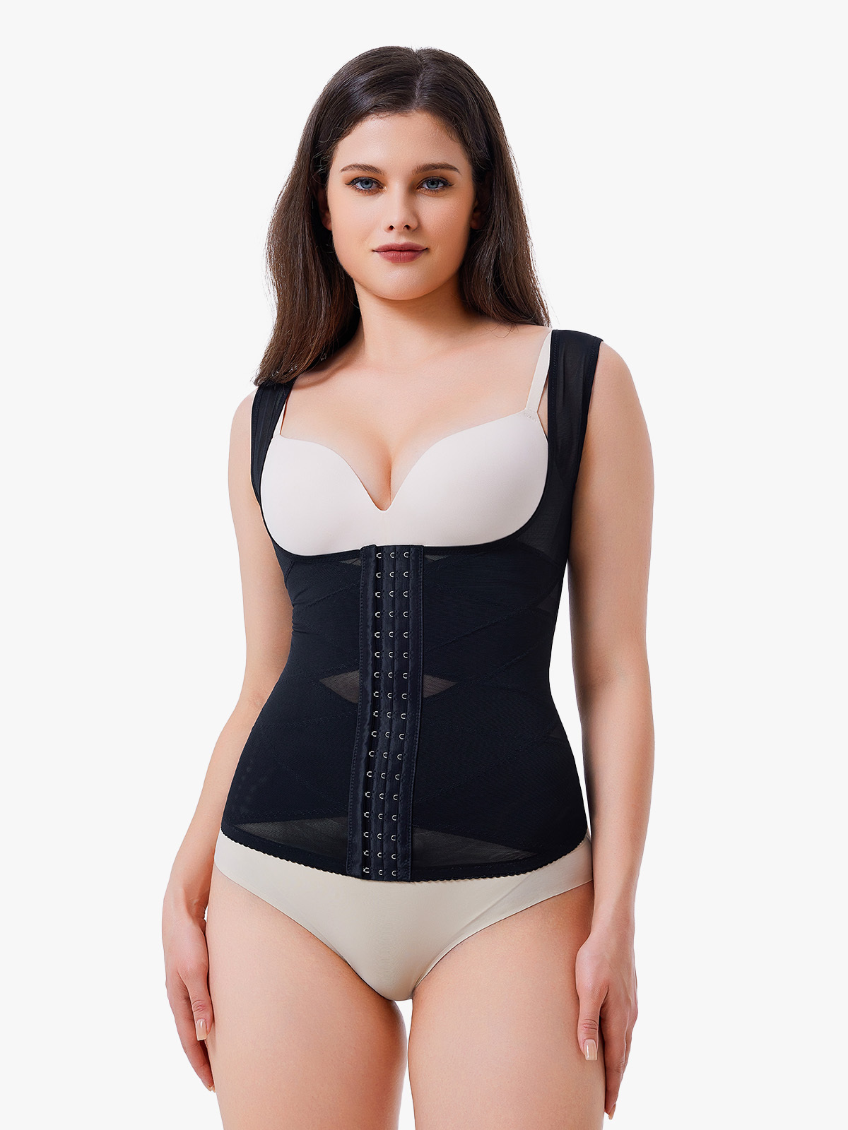 Tummy Control Body Shaper Vest Waist Cincher Shapewear-Nebility