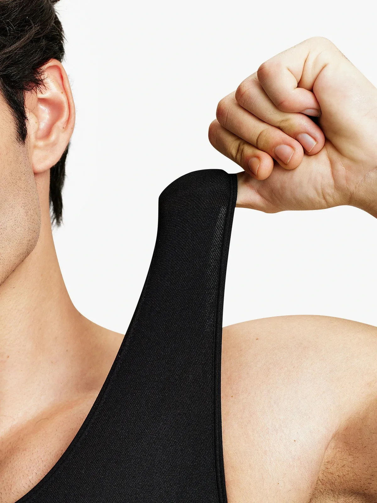 Men's Seamless Crotch Opening Bodysuit 