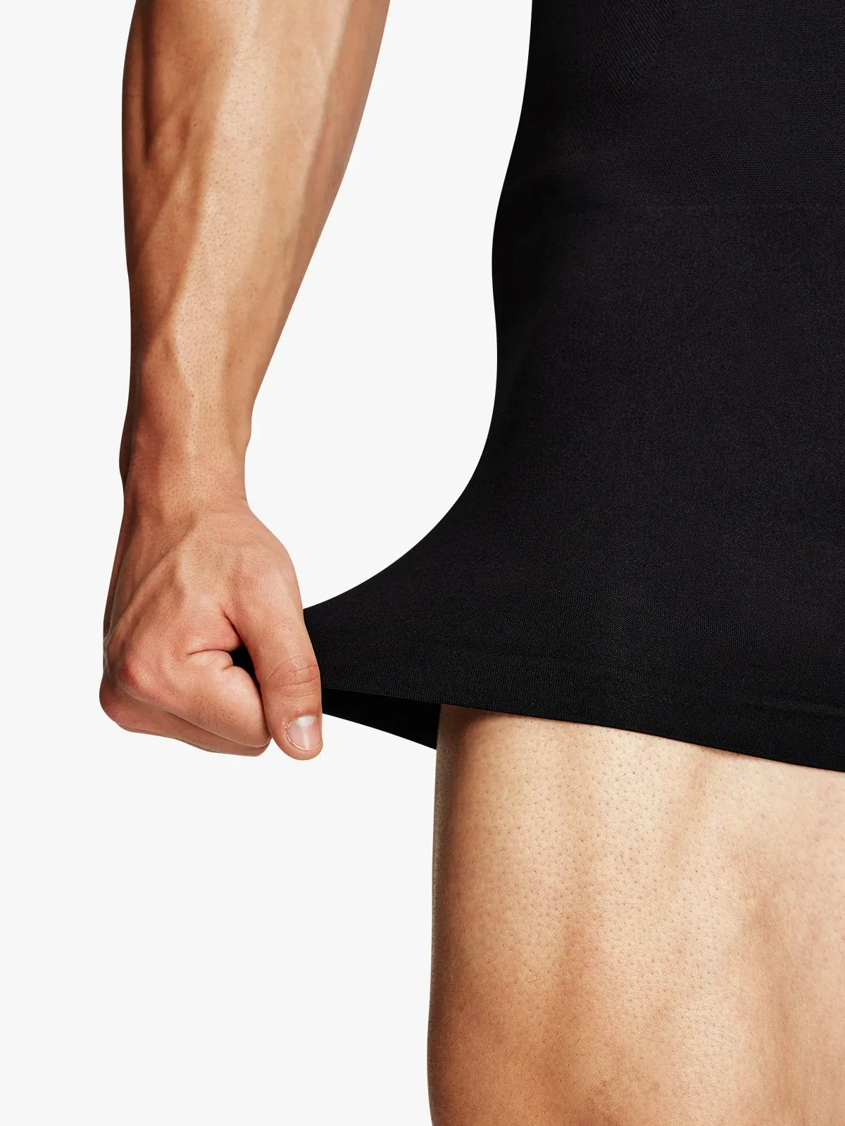 Men's Seamless Crotch Opening Bodysuit 