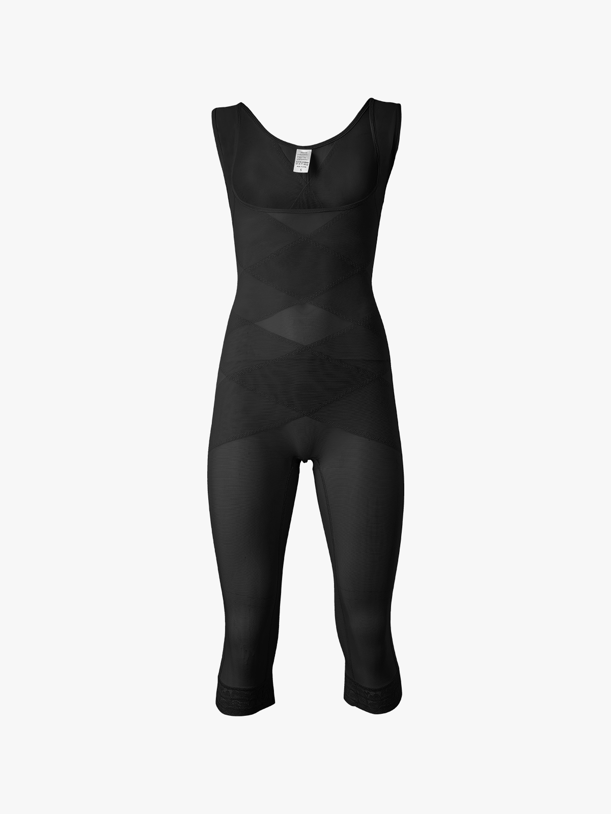 Nebility Women Waist Trainer Open Bust Mid-Thigh Bodysuit