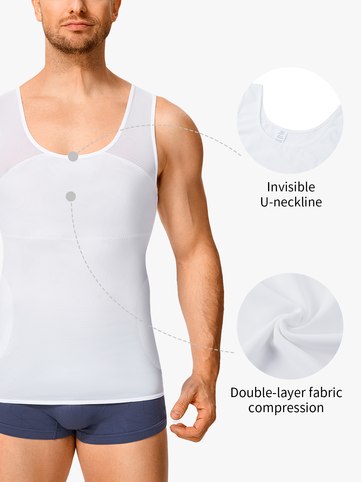 Breathable Tummy Control Compression Shirt