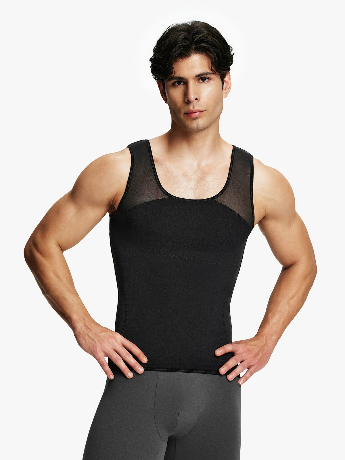 Men's Breathable Tummy Control Tank Top