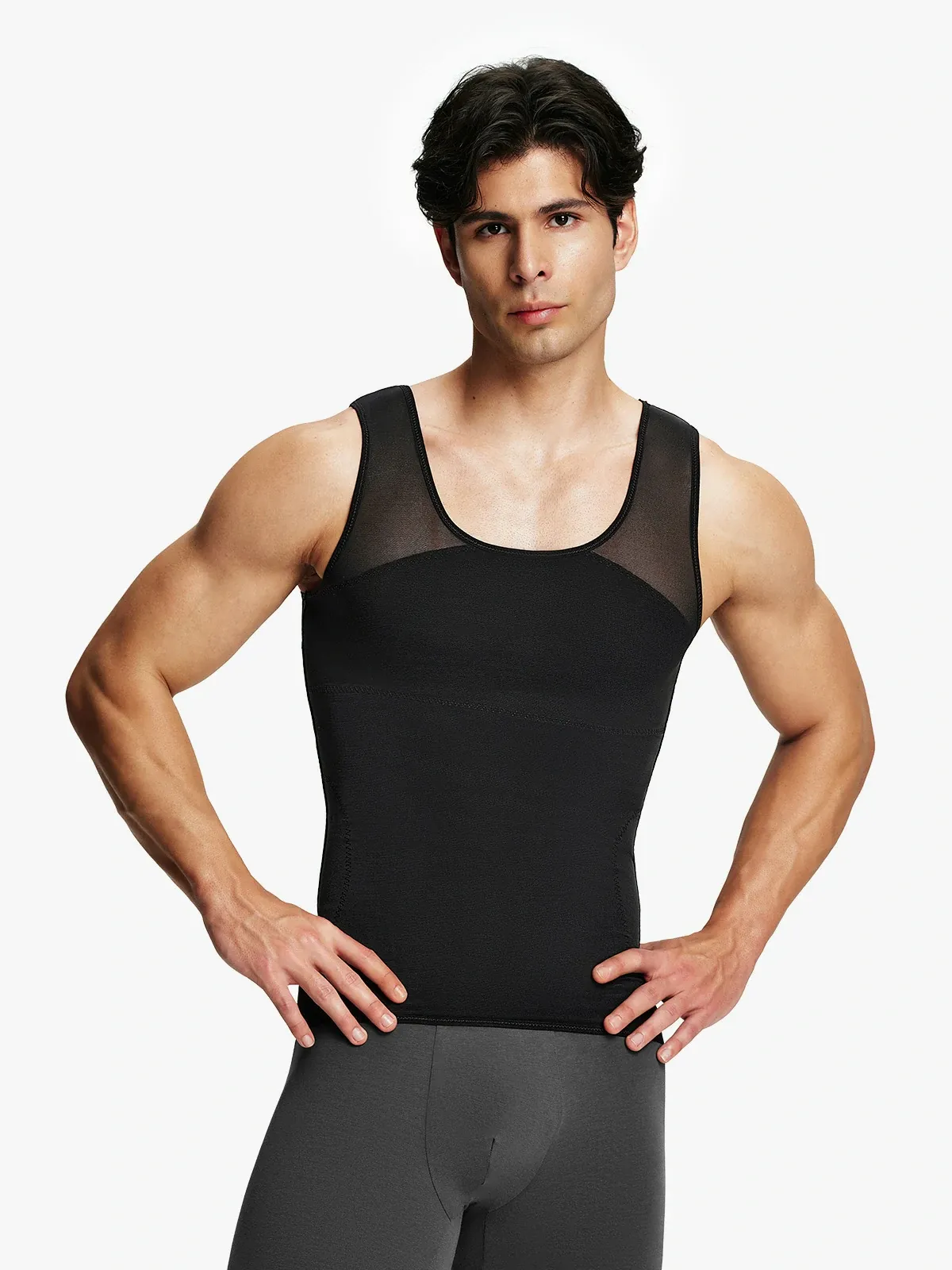 Men's Breathable Tummy Control Tank Top
