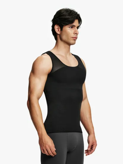 Men's Breathable Tummy Control Tank Top