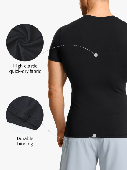 Breathable Tummy Control Compression Shapewear Shirts-Nebility