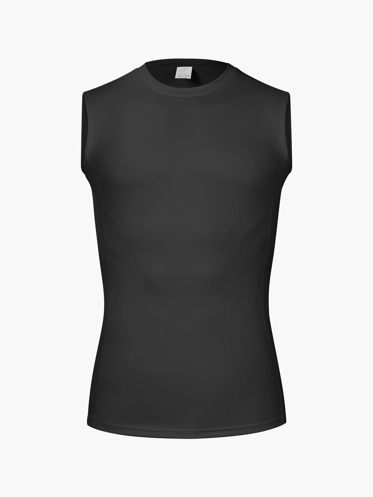 Tummy Control Crew Neck Sleeveless Compression Shapewear Shirt-Nebility