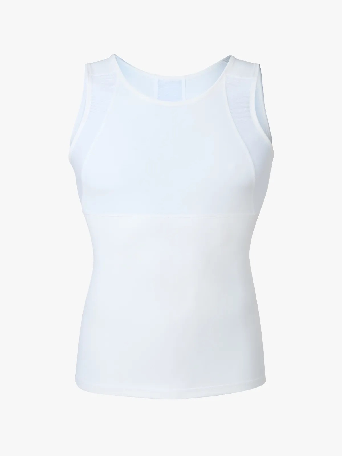 Sleeveless Mesh Compression Shirt Slim Fit Tank Top For Men