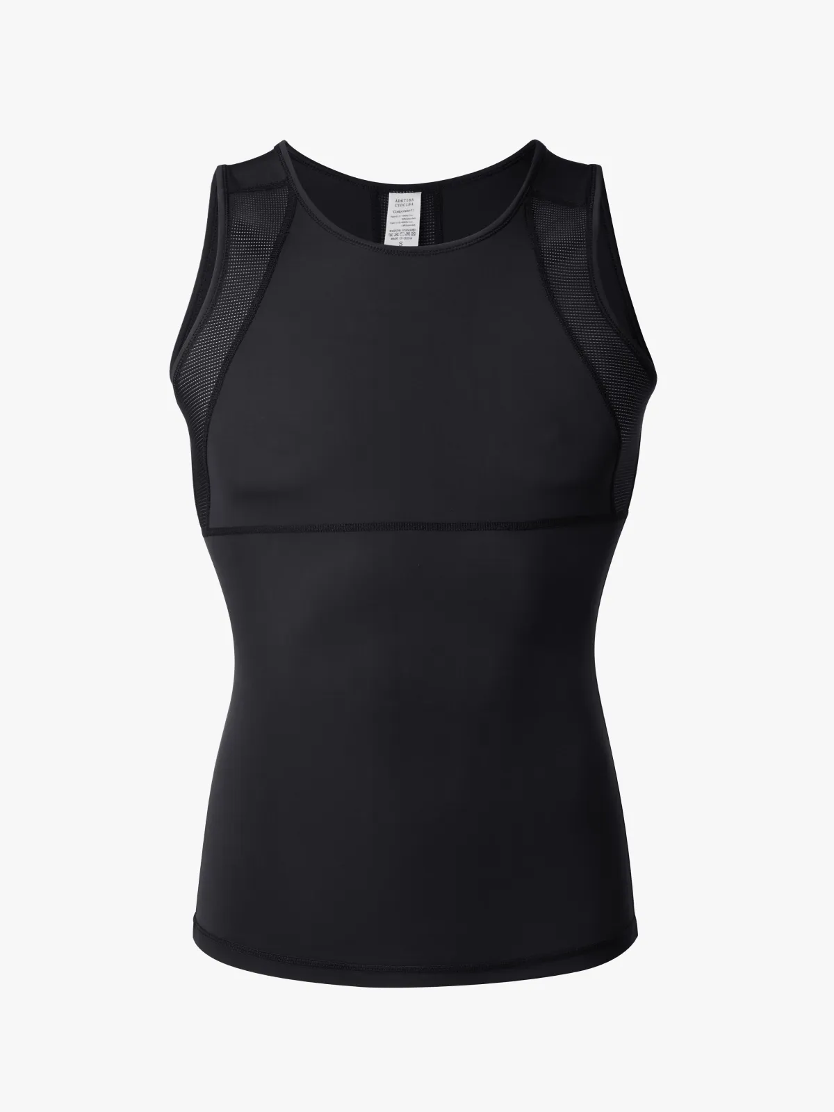 Sleeveless Mesh Compression Shirt Slim Fit Tank Top For Men