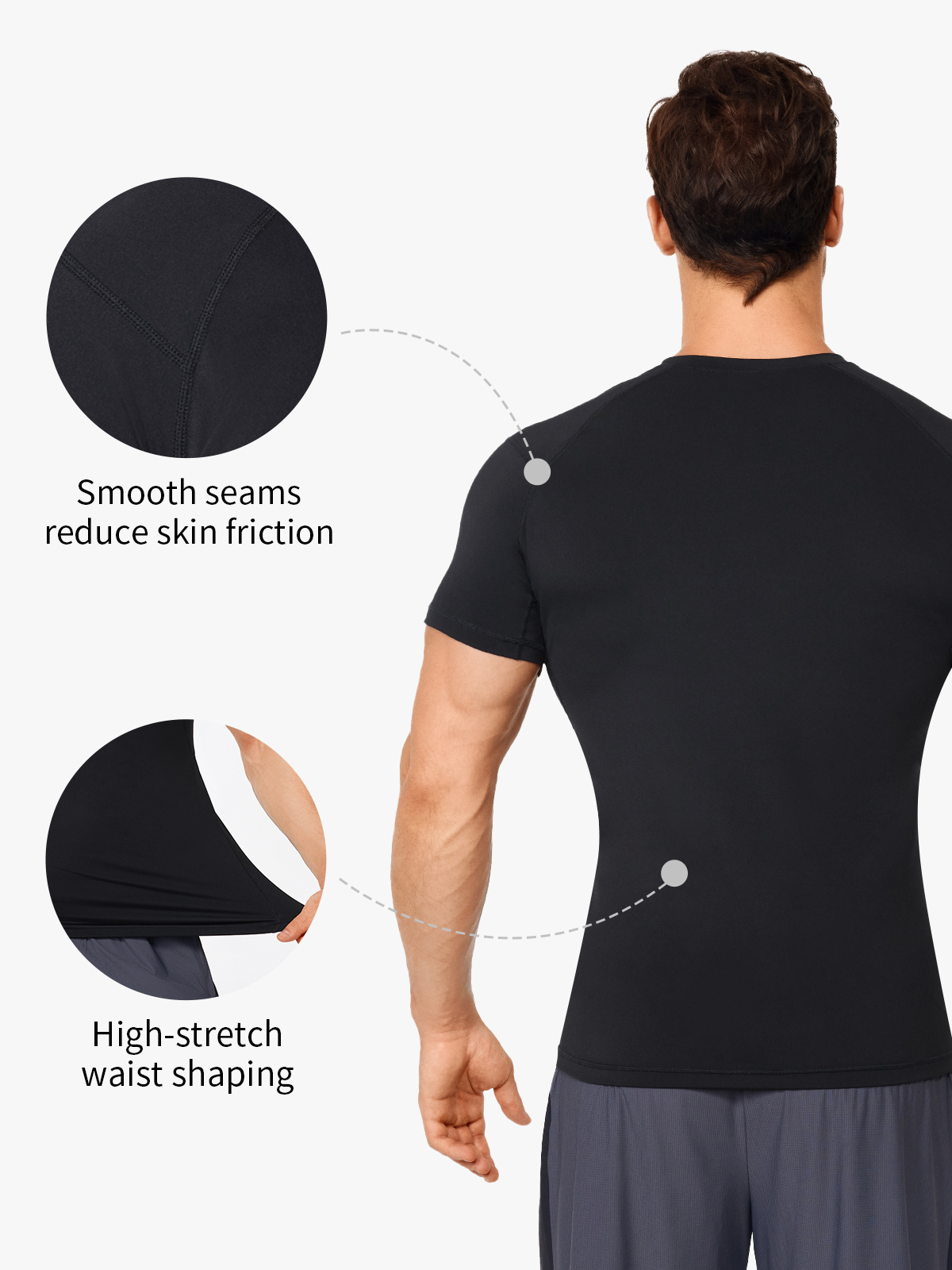 Breathable Quick-Drying Workout Shapewear Compression Top