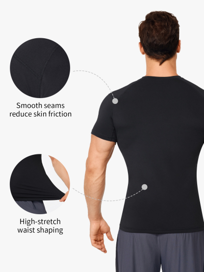 Breathable Quick-Drying Workout Shapewear Compression Top