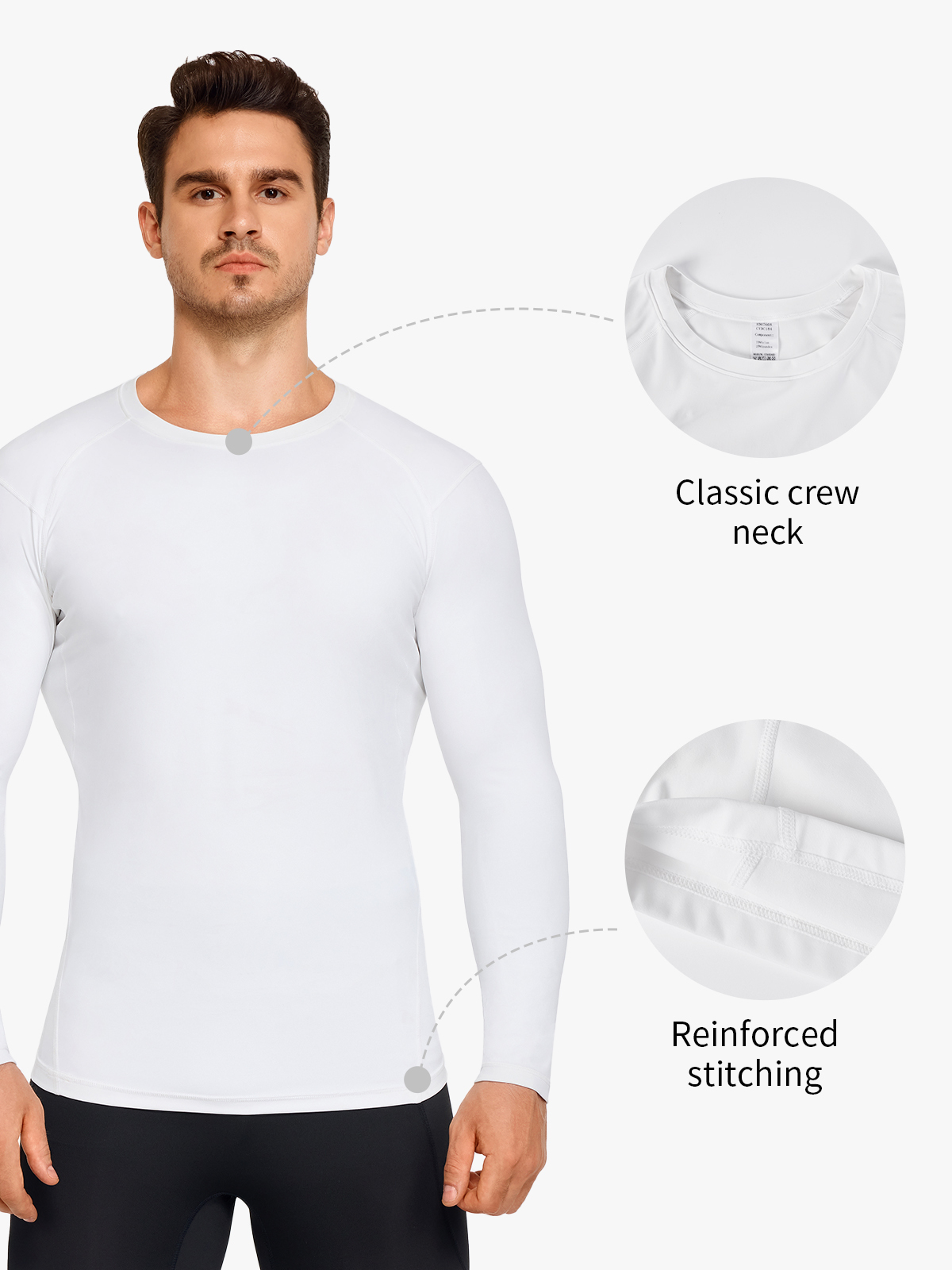 Comfort Crew Neck Long Sleeve Top