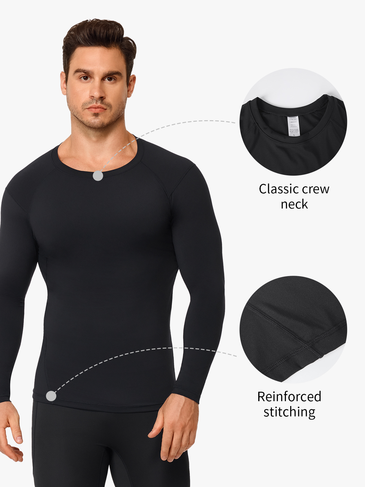 Comfort Crew Neck Long Sleeve Top