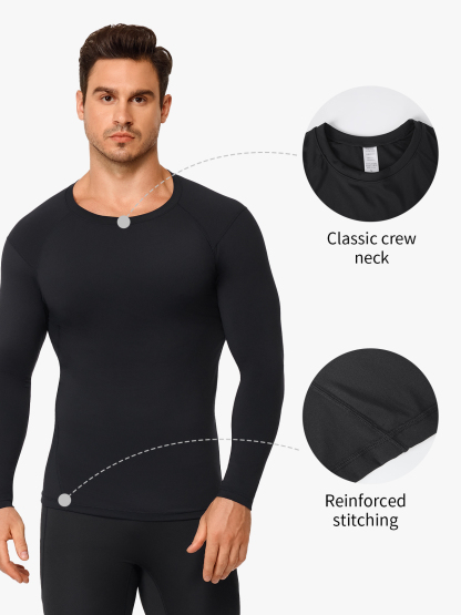 Comfort Crew Neck Long Sleeve Top