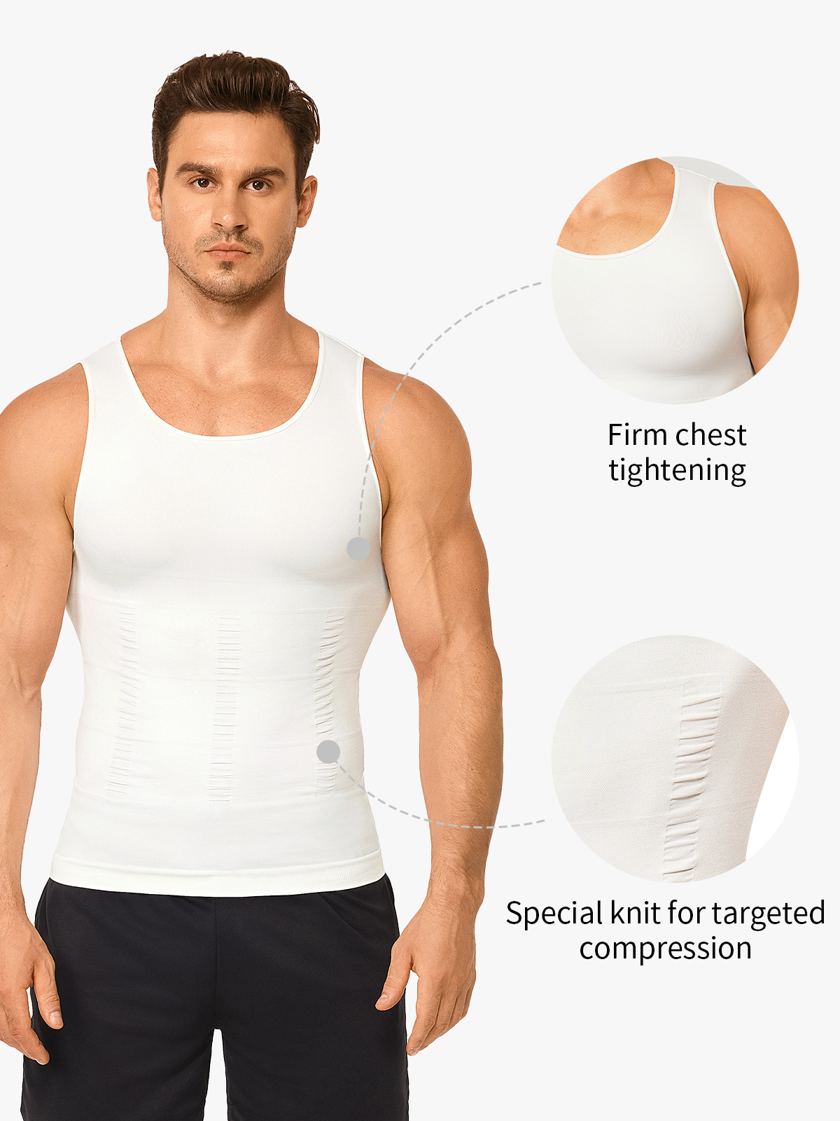 Seamless Confort Tummy Control Compression Vest