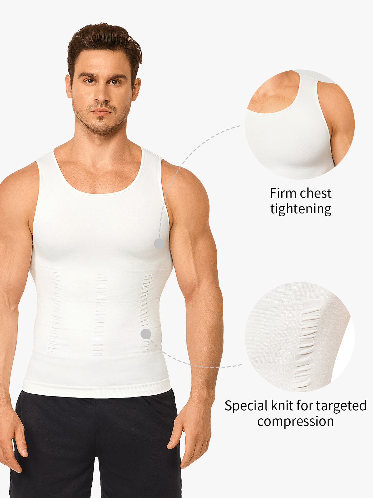 Seamless Confort Tummy Control Compression Vest