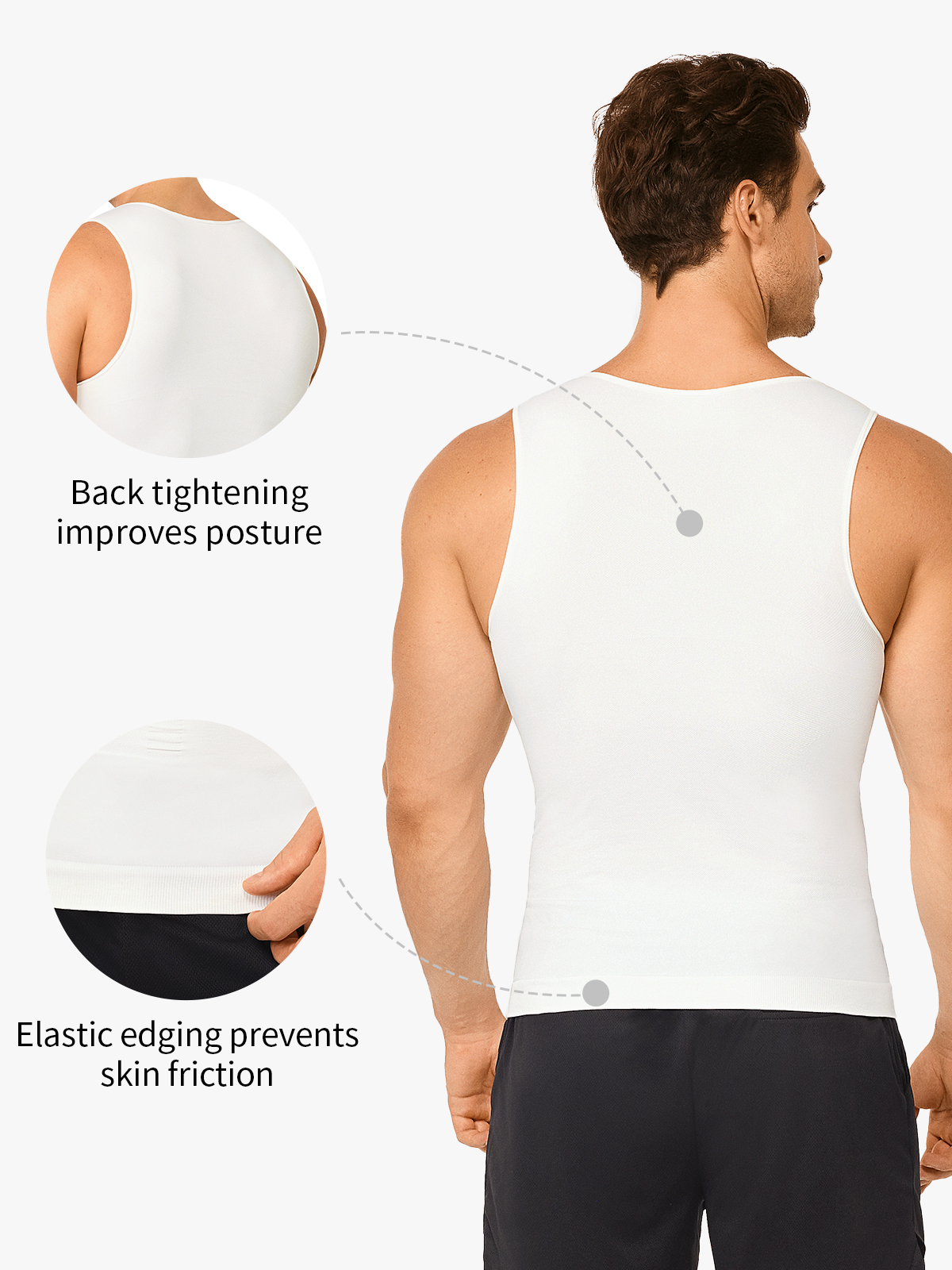 Seamless Confort Tummy Control Compression Vest