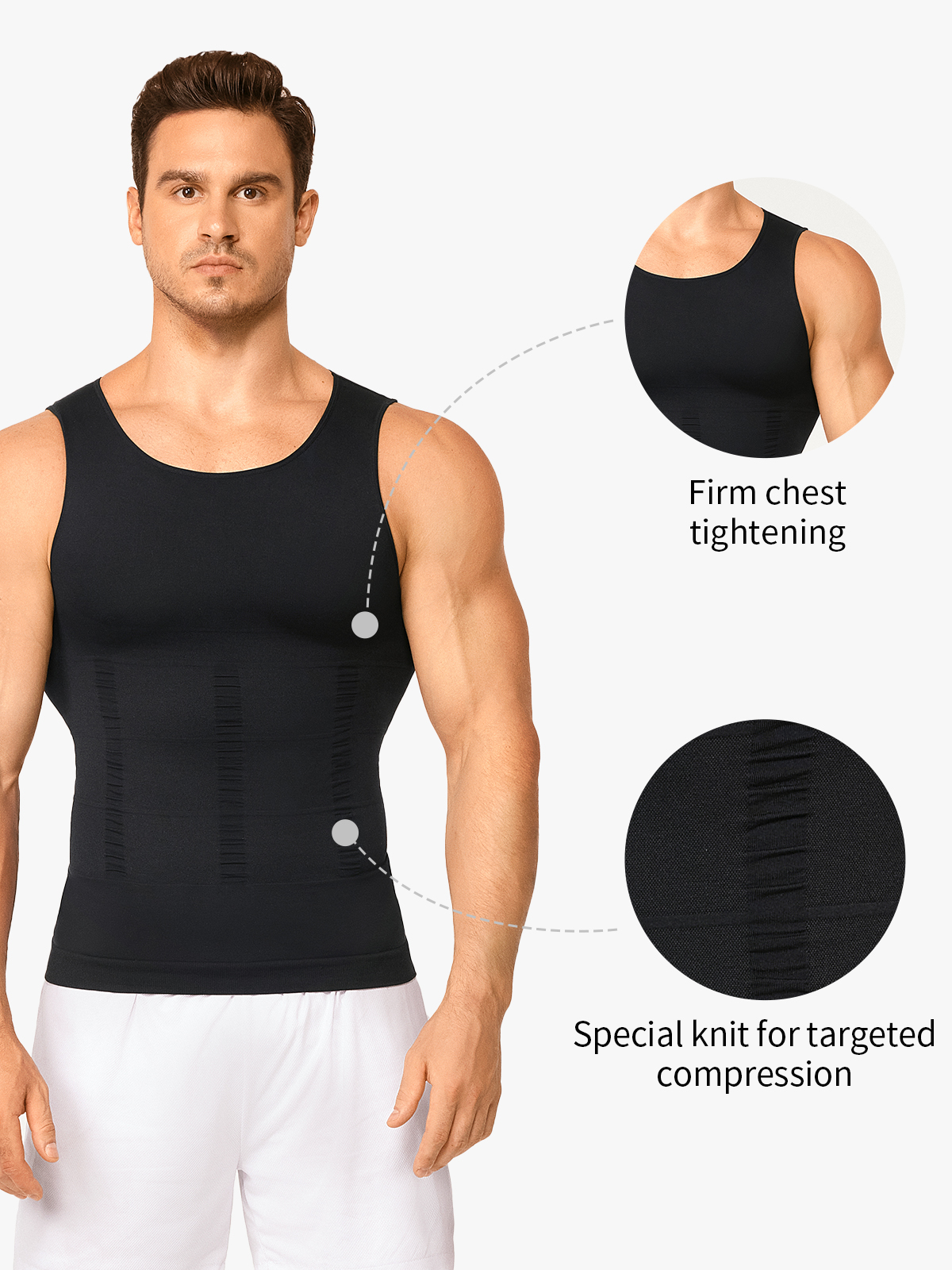 Seamless Confort Tummy Control Compression Vest