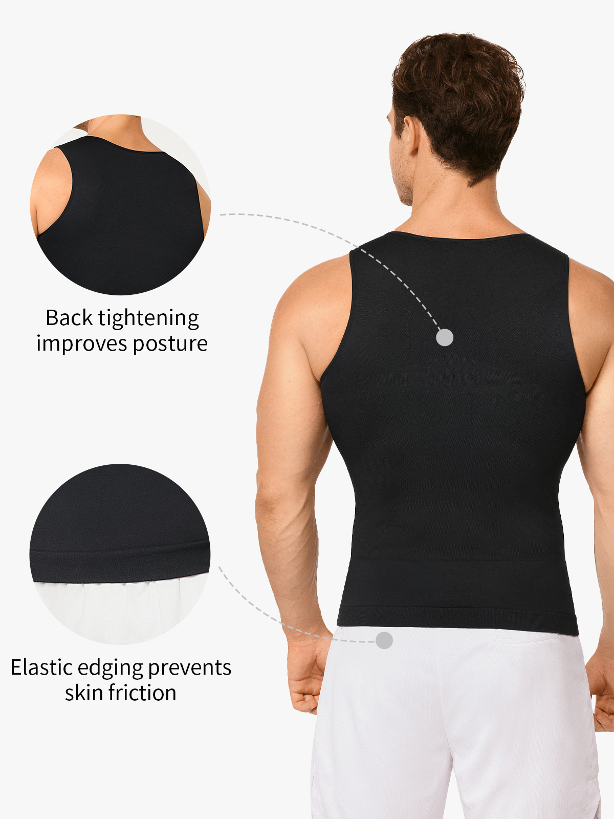 Seamless Confort Tummy Control Compression Vest
