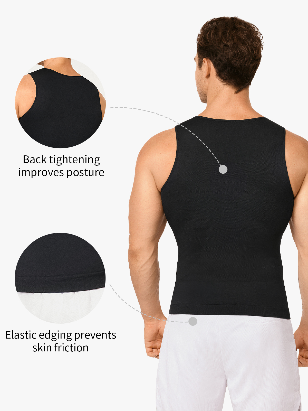 Seamless Confort Tummy Control Compression Vest