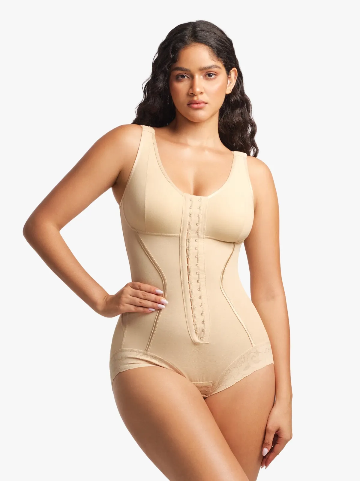 Women Adjustable Tummy Control Butt Lifting Bodysuit