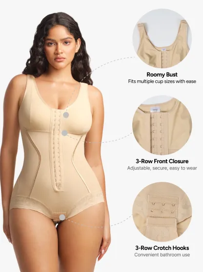 Women Adjustable Tummy Control Butt Lifting Bodysuit