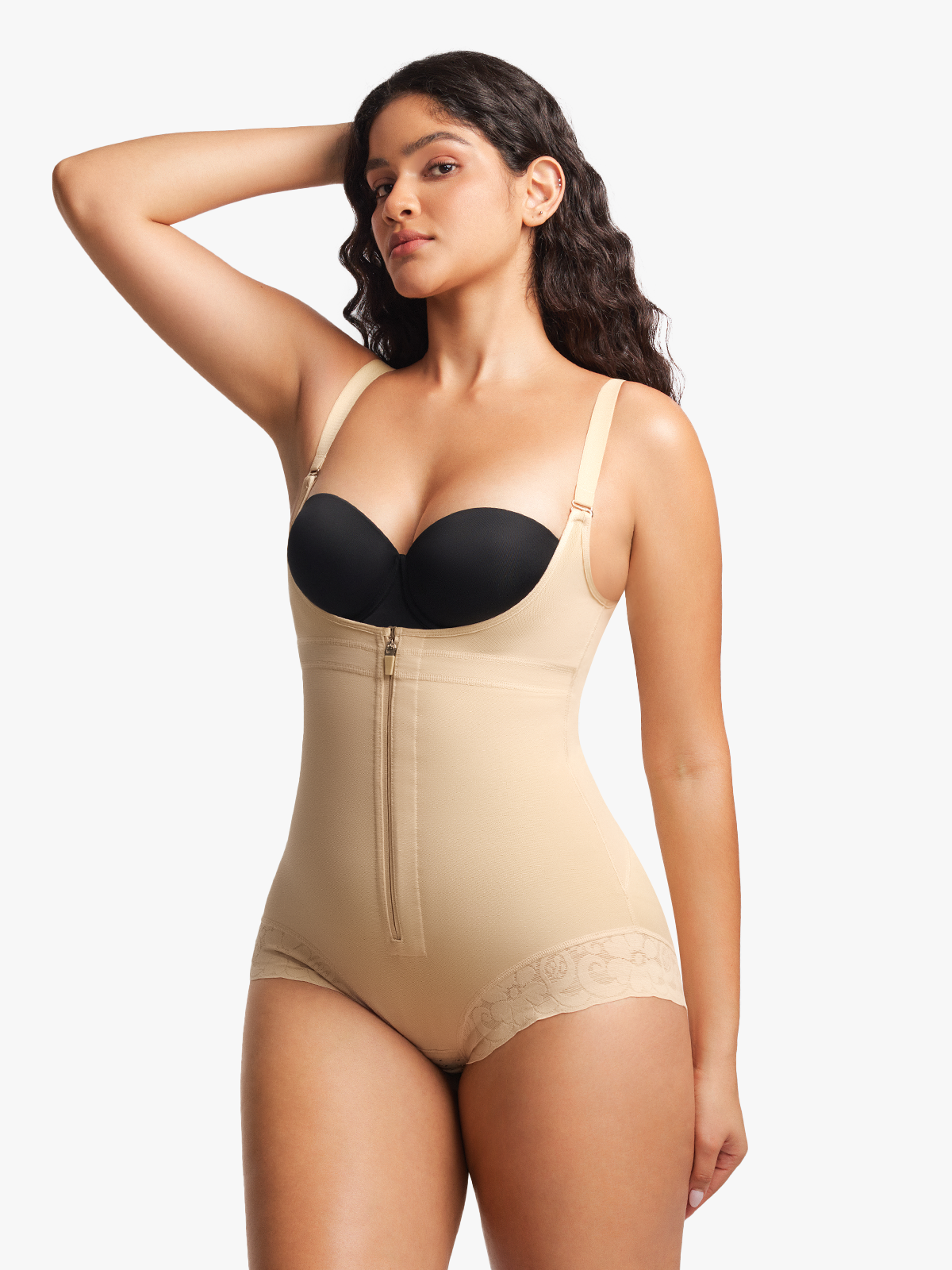 Open Bust Firm Tummy Control Ctrotch Opening Bodysuits