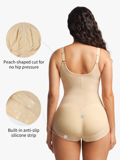 Open Bust Firm Tummy Control Ctrotch Opening Bodysuits