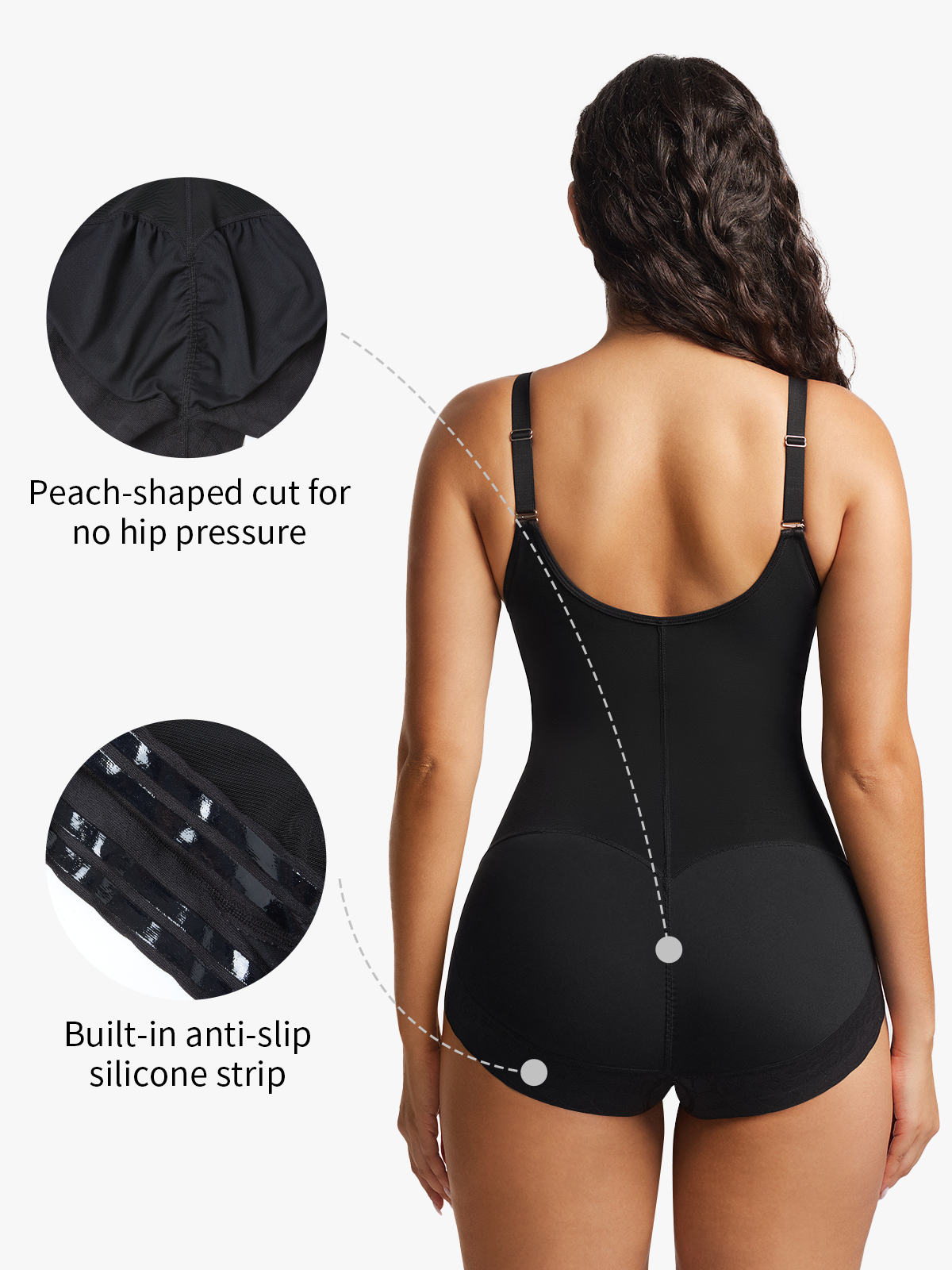 Open Bust Firm Tummy Control Ctrotch Opening Bodysuits