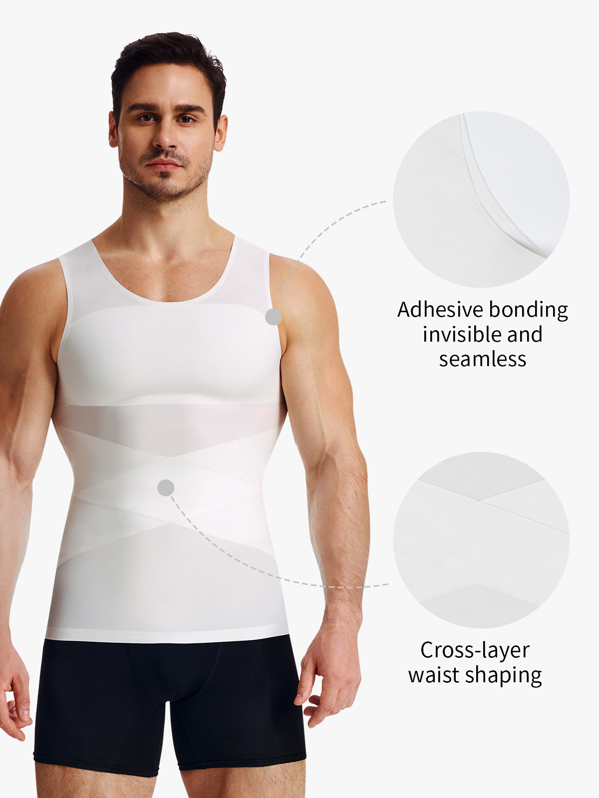 Seamless Breathable Tummy Control Shapewear Tank Tops