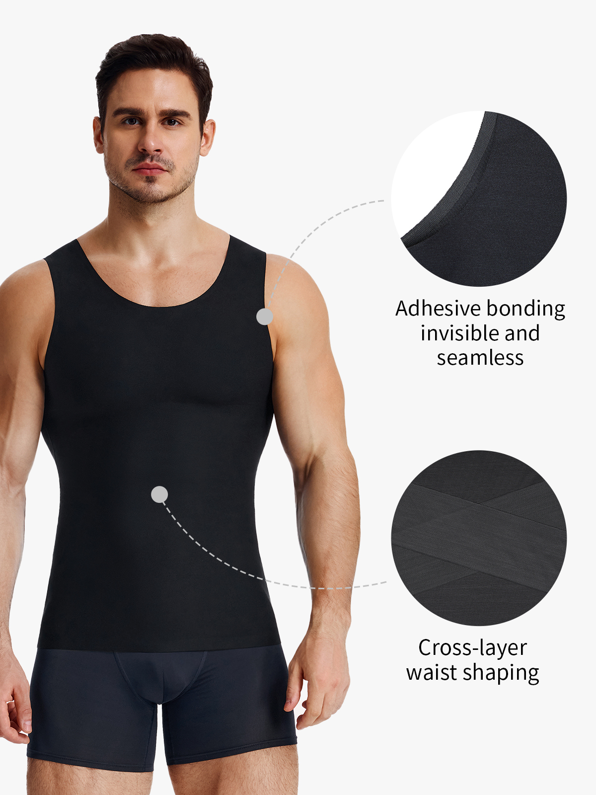 Seamless Breathable Tummy Control Shapewear Tank Tops