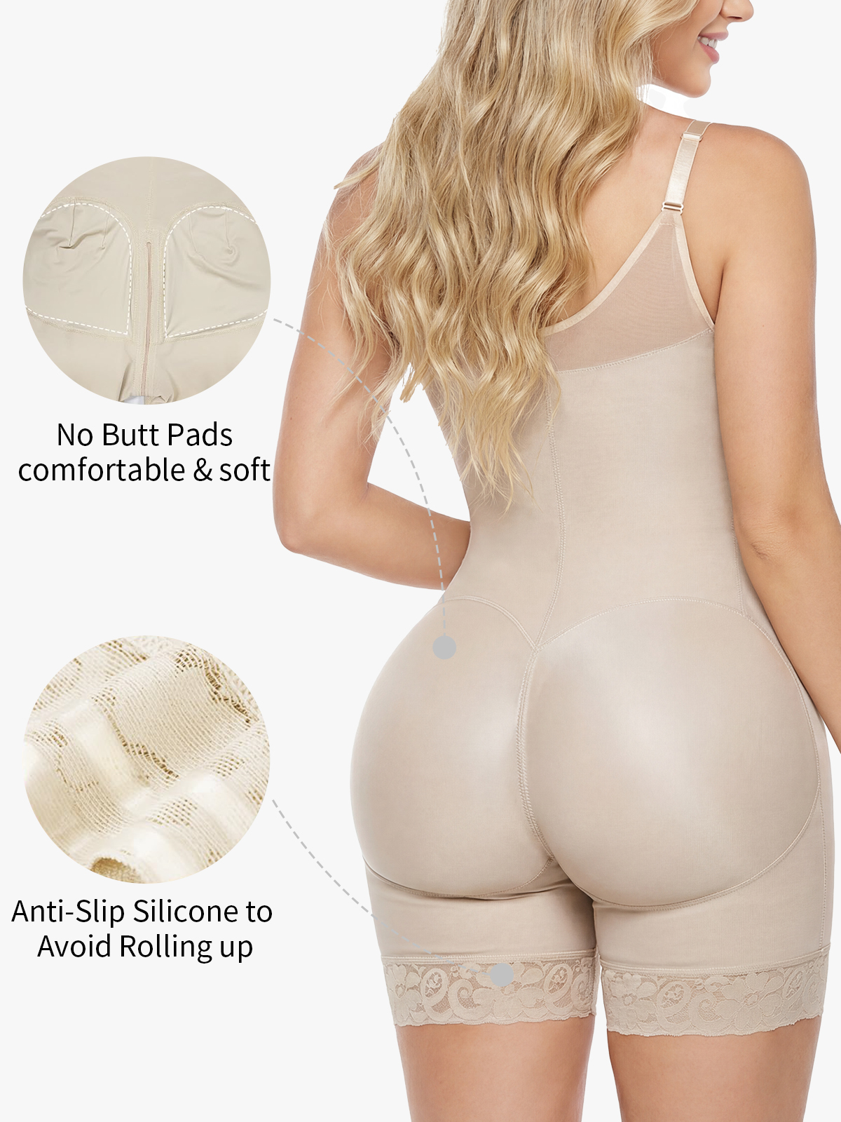 Mesh Front Zipper Mid-Thigh Bodysuit