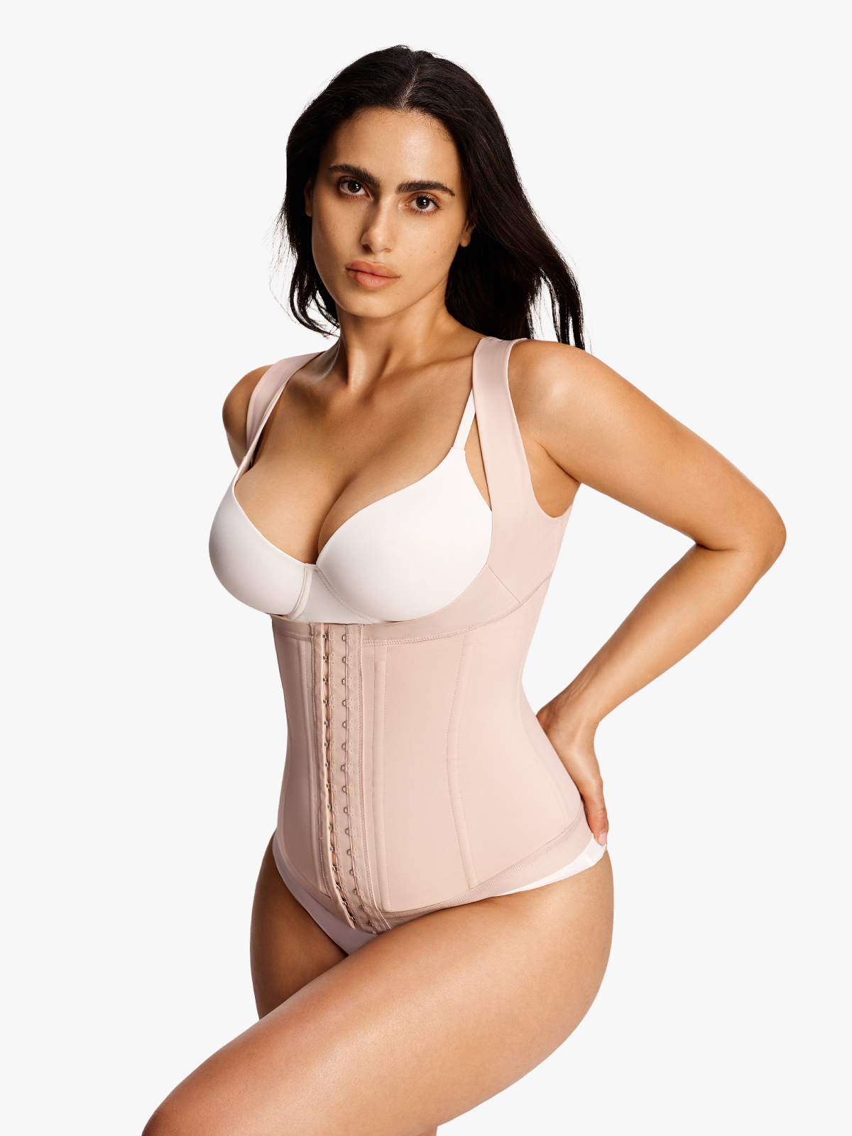 Open Bust Tummy Control Vest