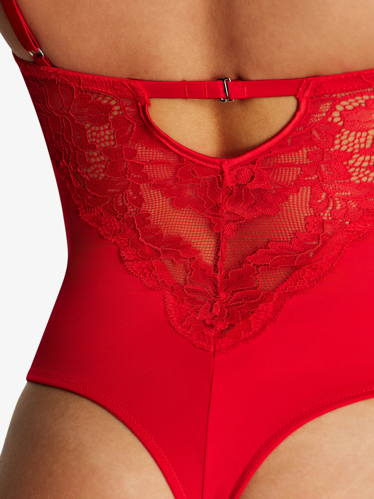 Lace Underwire Thong Bodysuit