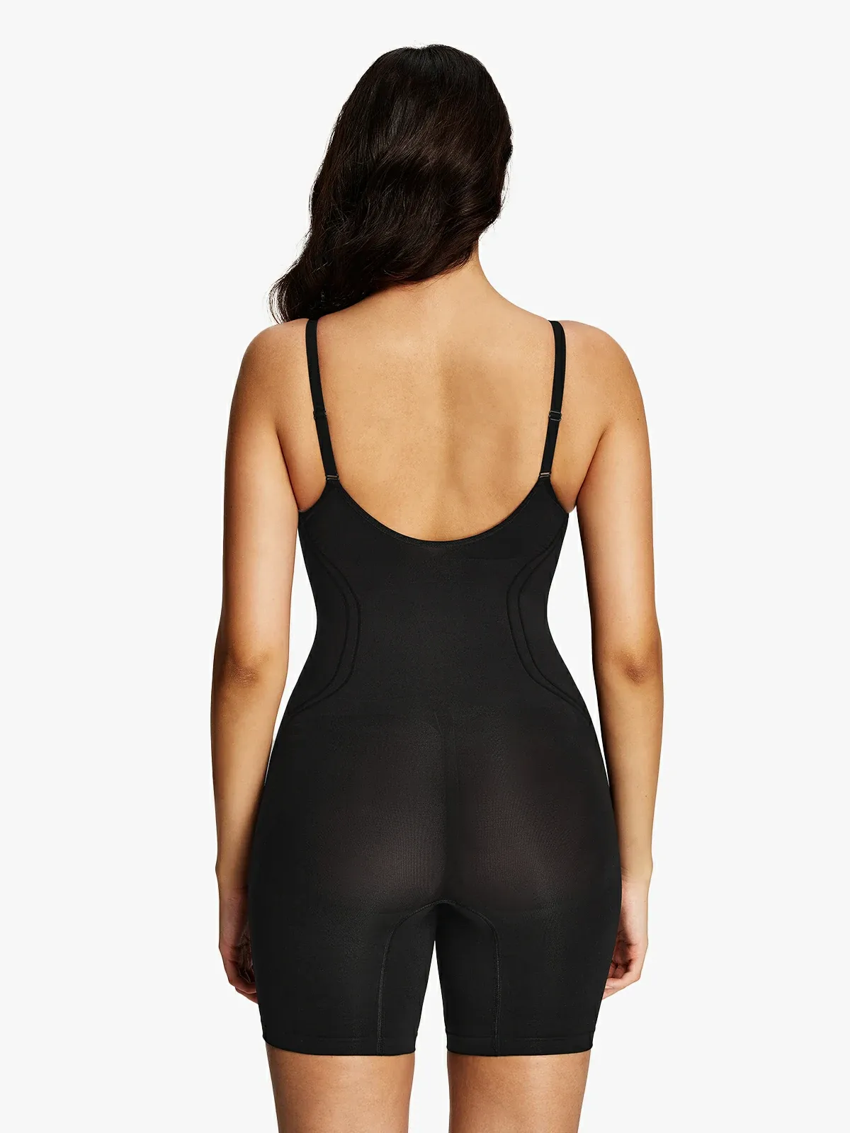 Seamless Tummy Control Cami Mid-Thigh Bodysuit