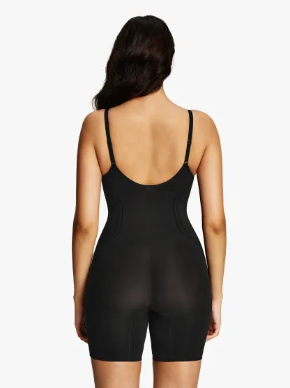 Seamless Tummy Control Cami Mid-Thigh Bodysuit