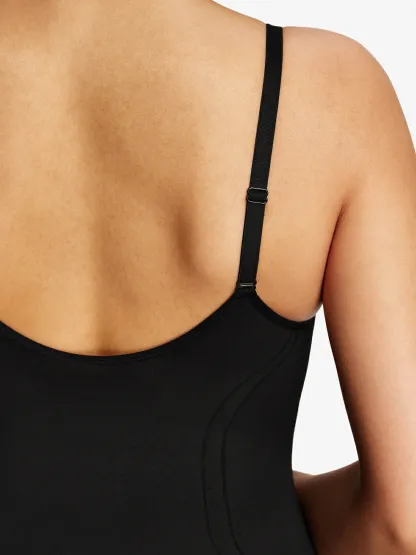 Seamless Tummy Control Cami Mid-Thigh Bodysuit