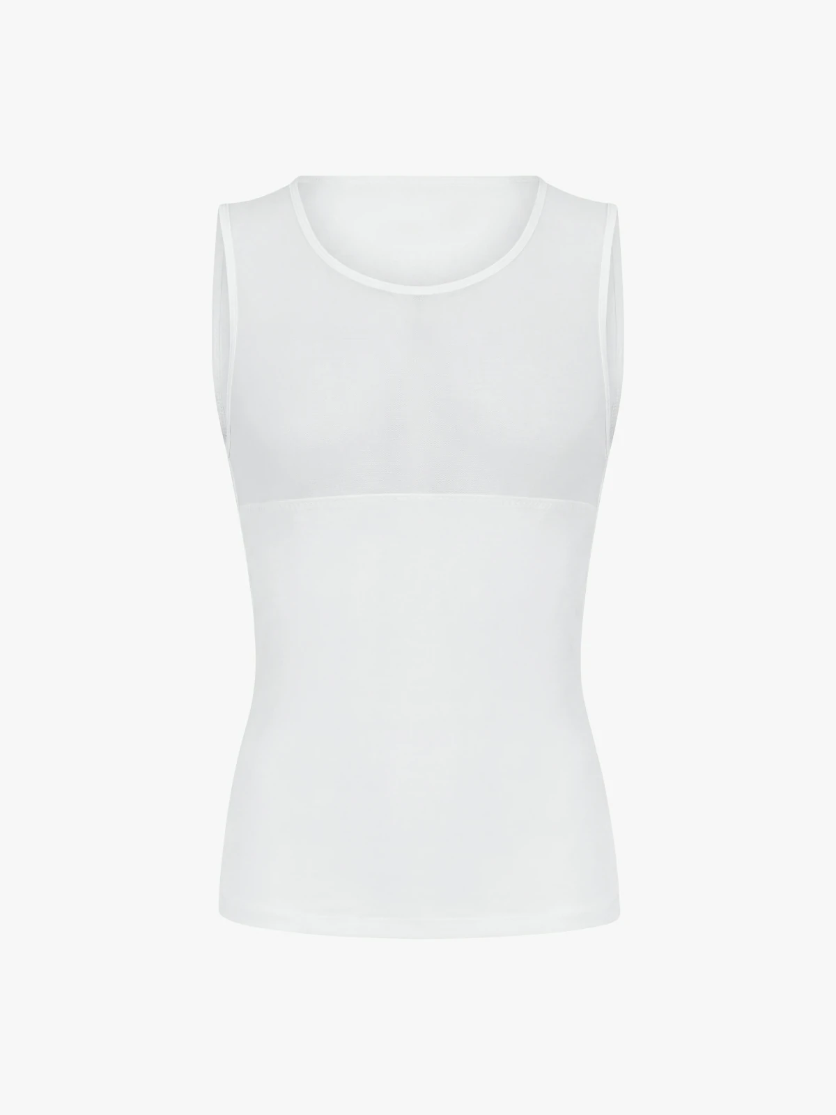 Men's Sleeveless Compression Shirt Tummy Control Mesh Tank Top Body Shaper Vest